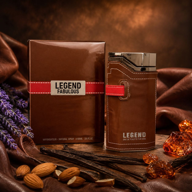 ادو تویلت مردانه عماد آرا مدل Legend Fabulous با رایحه تلخ حجم 100 میلی لیتر