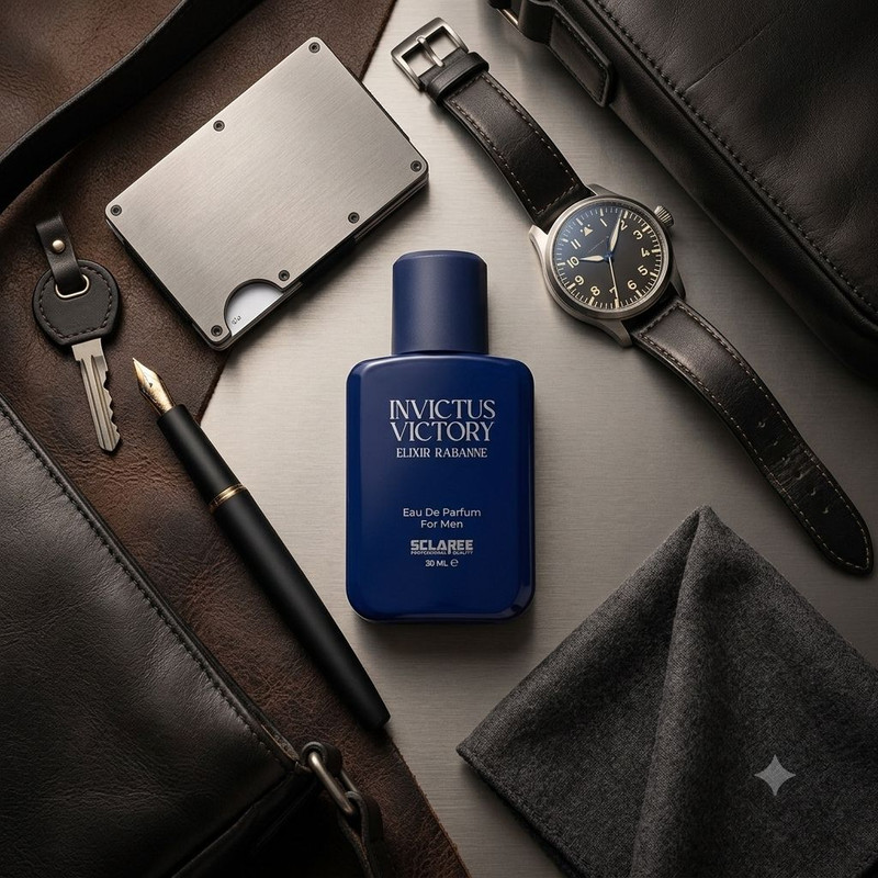 عطر جیبی مردانه اسکلاره مدل Invictus Victory Professional با رایحه شیرین و شرقی حجم 30 میلی لیتر
