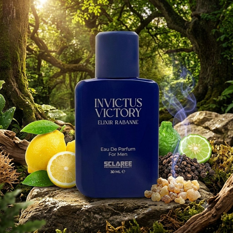 عطر جیبی مردانه اسکلاره مدل Invictus Victory Professional با رایحه شیرین و شرقی حجم 30 میلی لیتر