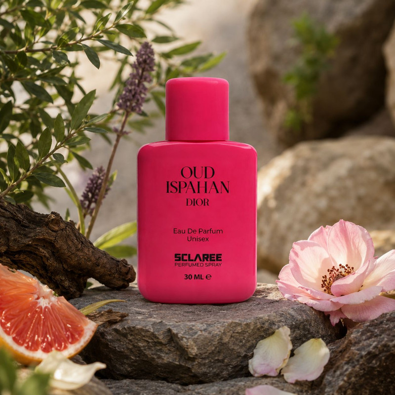 عطر جیبی زنانه و مردانه اسکلاره مدل OUD Ispahan Professional با رایحه گرم و چوبی حجم 30 میلی لیتر