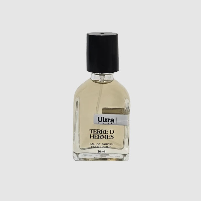 عطر جیبی مردانه اولترا ویرچوآل مدل Terre d Hermes با رایحه تلخ و تند حجم 30 میلی لیتر