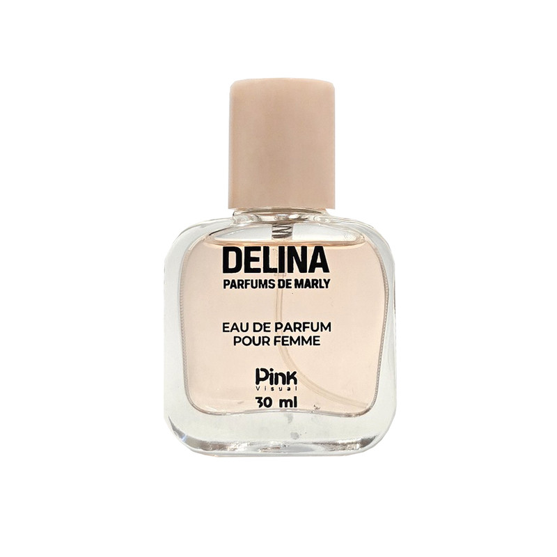 عطر جیبی زنانه پینک ویژوآل مدل delina با رایحه شیرین حجم 30 میلی‌لیتر
