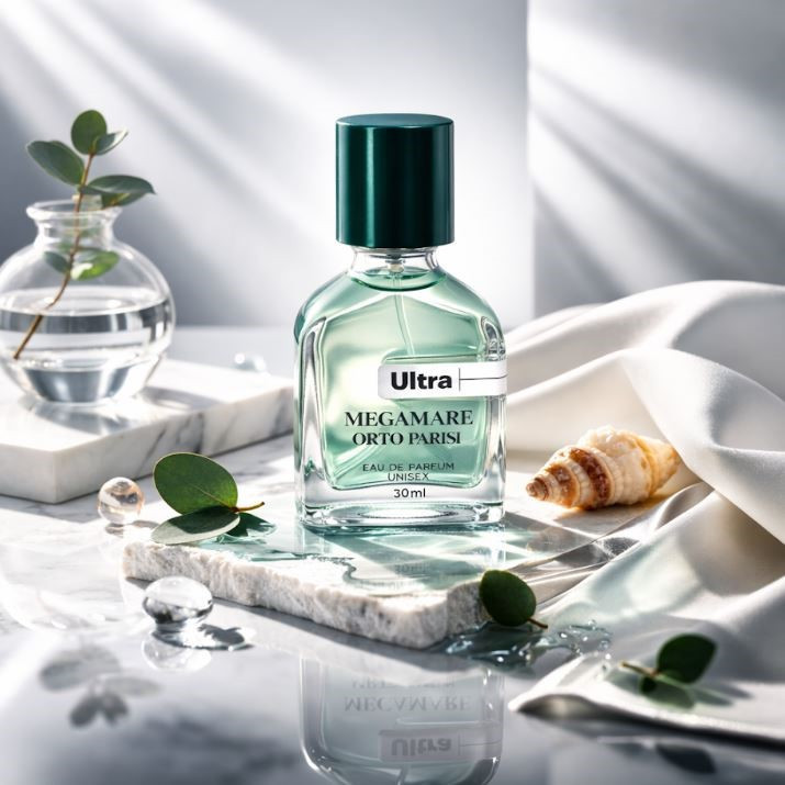 عطر جیبی اولترا ویرچوآل مدل Megamare Orto Parisi با رایحه خنک حجم 30 میلیلیتر
