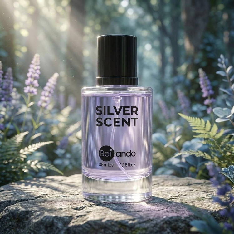عطر جیبی مردانه بایلندو مدل Silver Scent NB با رایحه گرم و چوبی حجم 35 میلی لیتر