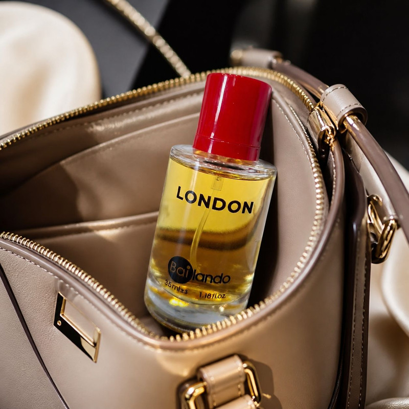 عطر جیبی زنانه بایلندو مدل London با رایحه شیرین و گلی حجم 35 میلی لیتر