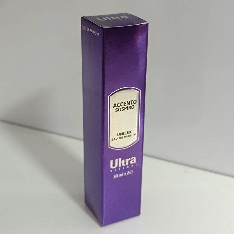 عطر جیبی اولترا ویرچوآل مدل ACCENTO SOSPIRO با رایحه خنک حجم 30 میلیلیتر