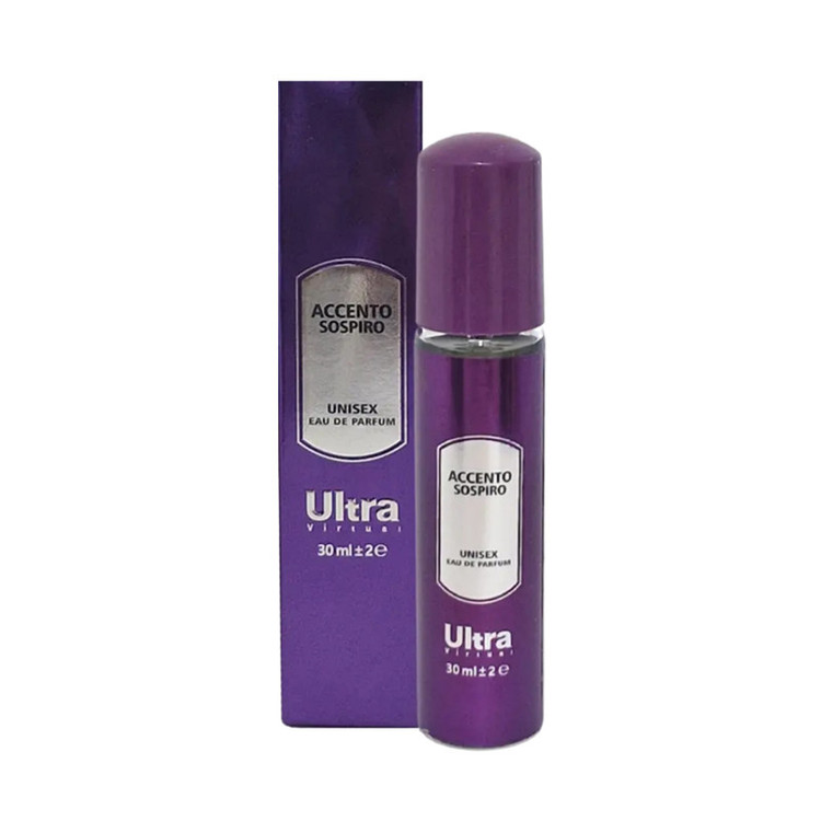 عطر جیبی اولترا ویرچوآل مدل ACCENTO SOSPIRO با رایحه خنک حجم 30 میلیلیتر