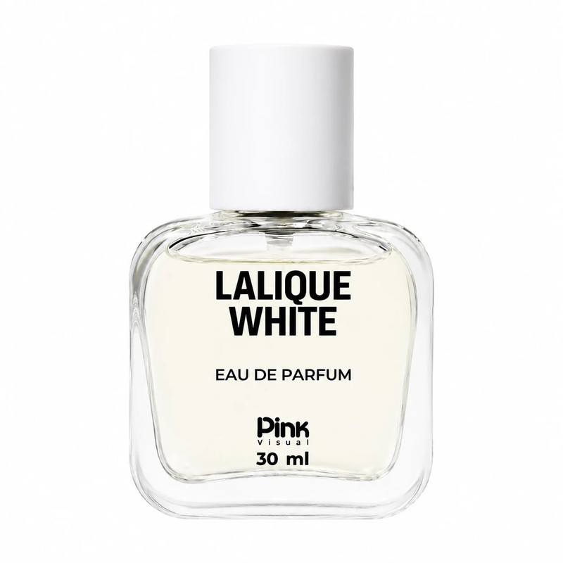 عطر جیبی مردانه پینک ویژوآل مدل Lalique White با رایحه خنک و مرکباتی حجم 30 میلیلیتر