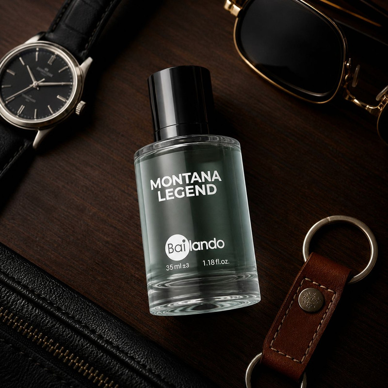 عطر جیبی مردانه بایلندو مدل Montana Legend با رایحه خنک و معطر حجم 35 میلی لیتر