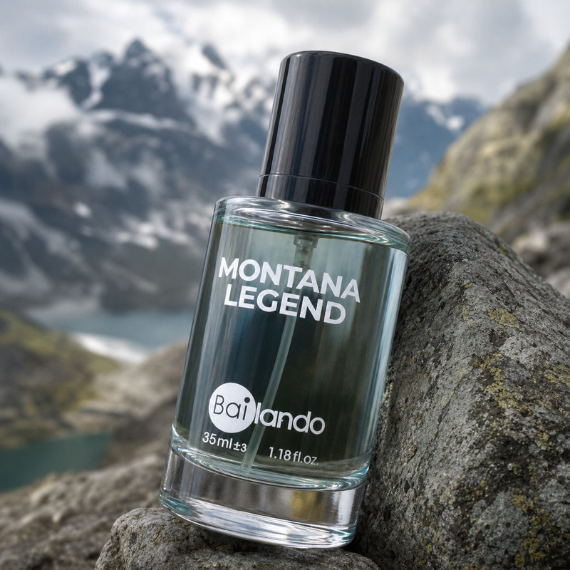 عطر جیبی مردانه بایلندو مدل Montana Legend با رایحه خنک و معطر حجم 35 میلی لیتر