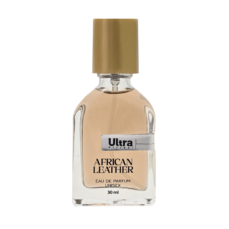 عطر جیبی اولترا ویرچوال مدل African Leather با رایحه گرم حجم 30 میلی لیتر