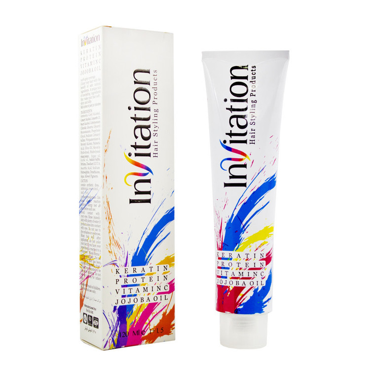 رنگ مو اینویتیشن شماره 6.1 حجم 120 میلی لیتر رنگ بلوند خاکستری تیره