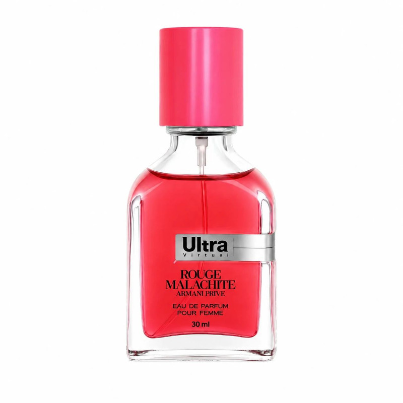 عطر جیبی اولترا ویرچوآل مدل Rouge Malachite با رایحه گرم  حجم 30 میلی‌لیتر