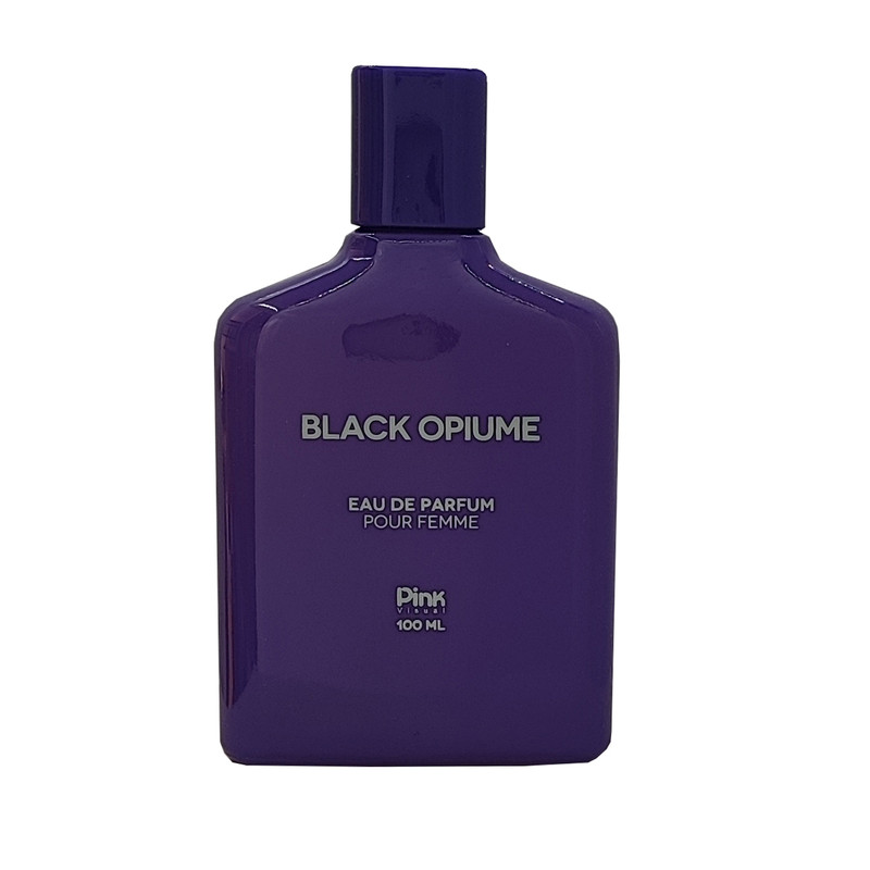 ادوپرفیوم زنانه پینک ویژوآل مدل Black Opium با رایحه گرم حجم 100 میلیلیتر