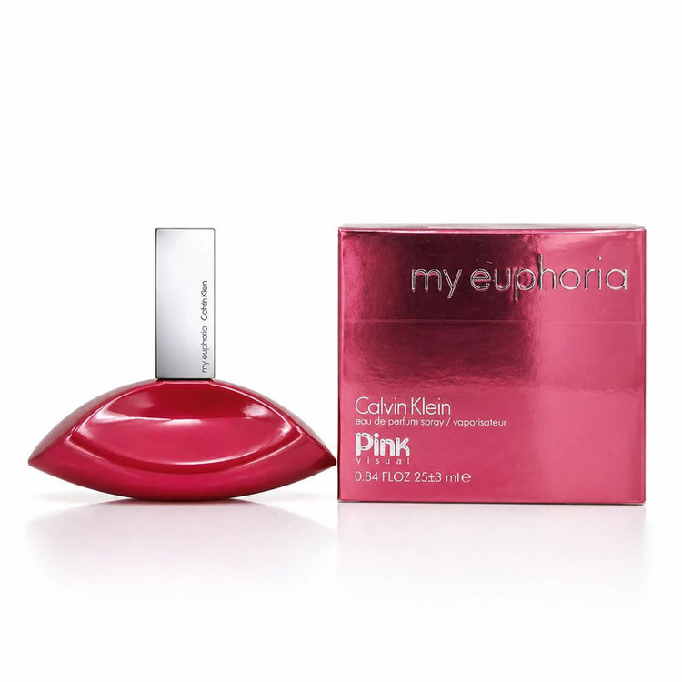ادوپرفیوم زنانه پینک ویژوآل مدل Calvin Klein My Euphoria با رایحه گرم حجم 25 میلیلیتر