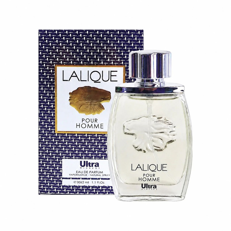 عطر جیبی مردانه اولترا ویرچوآل مدل Lalique با رایحه شیرین و مرکباتی حجم 32 میلی‌لیتر