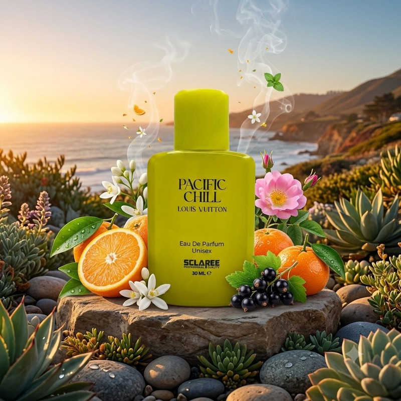 عطر جیبی اسکلاره مدل Pacific Chill Professional Louis با رایحه شیرین و میوه ای حجم 30 میلیلیتر