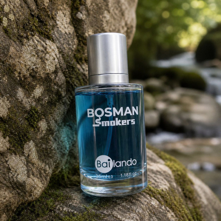 عطر جیبی مردانه بایلندو مدل BosMan Smokers با رایحه خنک و معطر حجم 35 میلی لیتر