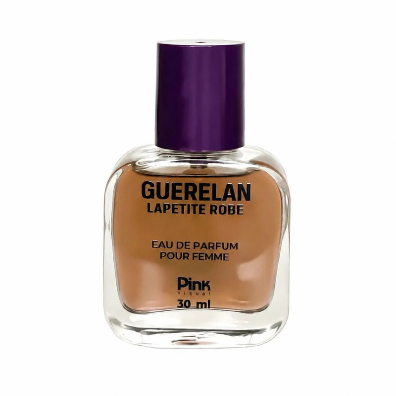 عطر جیبی زنانه پینک ویژوآل مدل Guerelan La Petite Robe  با رایحه گرم و مرکباتی حجم 30 میلی‌لیتر