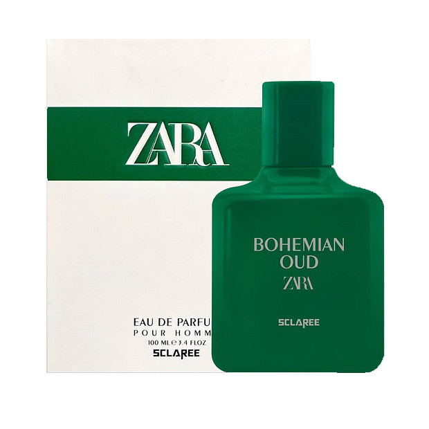 ادوپرفیوم مردانه اسکلاره مدل Bohemian Oud zara با رایحه شیرین حجم 100 میلی لیتر