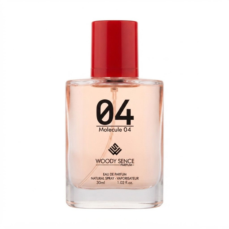 عطر جیبی وودی سنس مدل Molecule 04 با رایحه گرم حجم 30 میلیلیتر