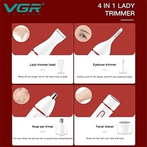موزن گوش و بینی و خط زن وی جی آر مدل V-725