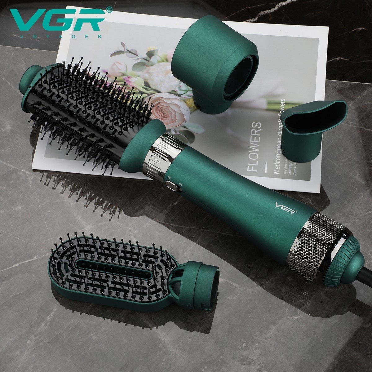 سشوار حرارتی چهار کاره وی جی آر V-493