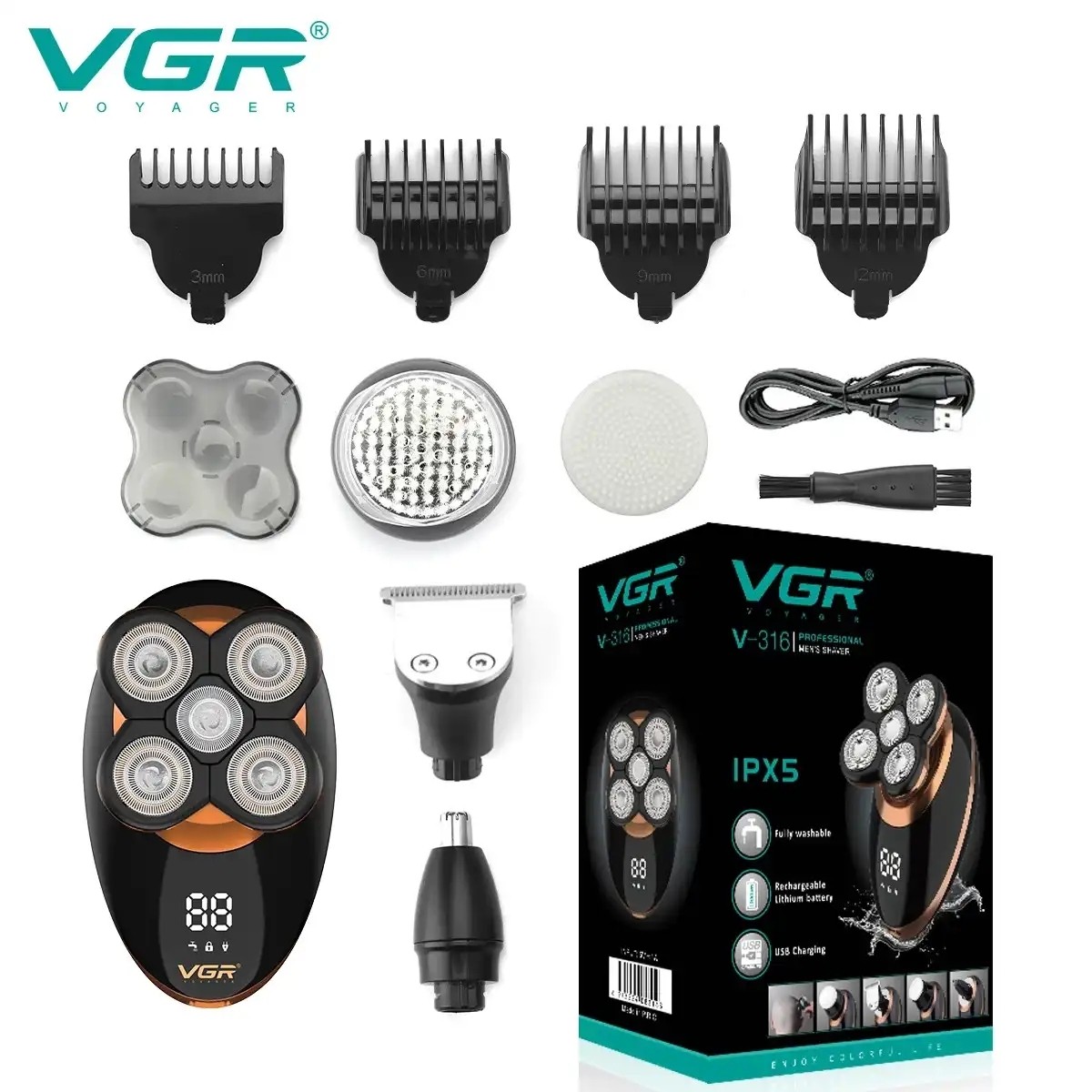 ماشین اصلاح چند کاره وی جی آر VGR V-316