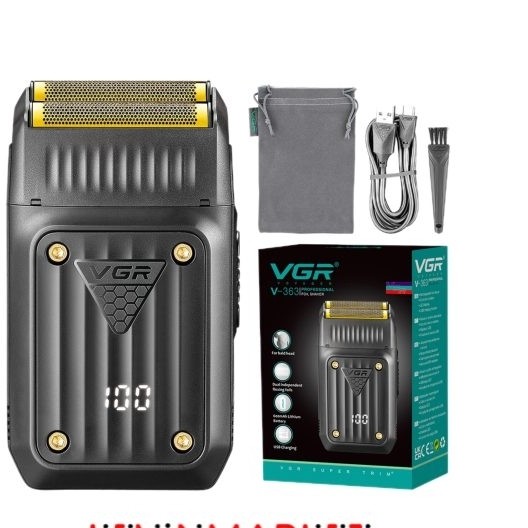 ماشین اصلاح وی جی آر مدل V-363 با تیغه تیتانیوم و صفر زن