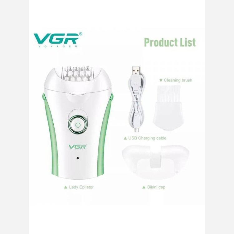 اپیلاتور شارژی وی جی ار مدل vgr v-705 برند وی جی آر اصلی
