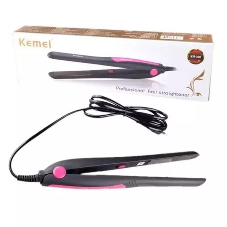 اتو مو حرفه ای کیمی مدل Kemei KM-328 صفحه باریک