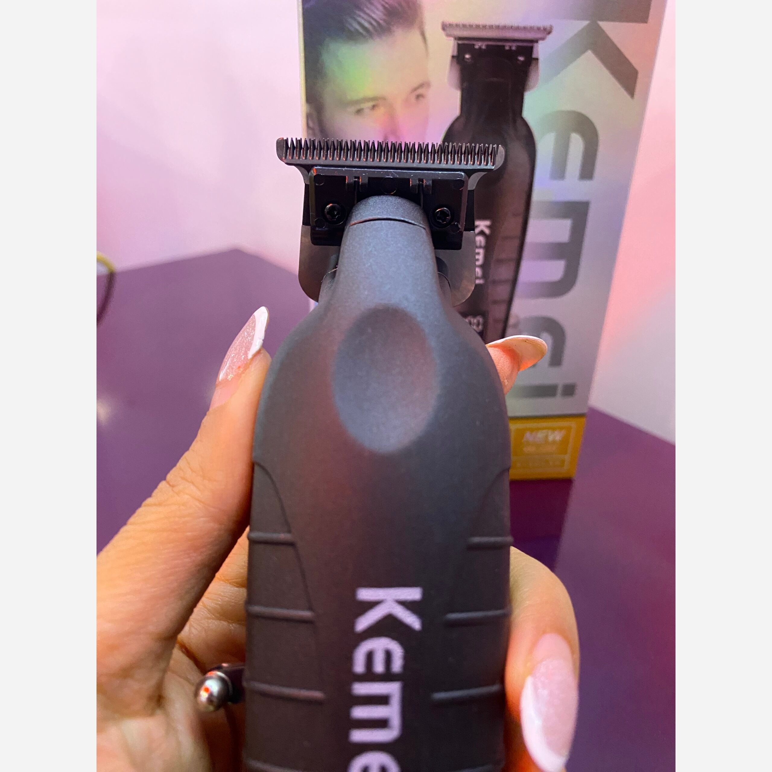 خط زن کیمی مدل Kemei Km-2293 اصل دیجیتالی ضمانتی دور موتور 7000 اصلی