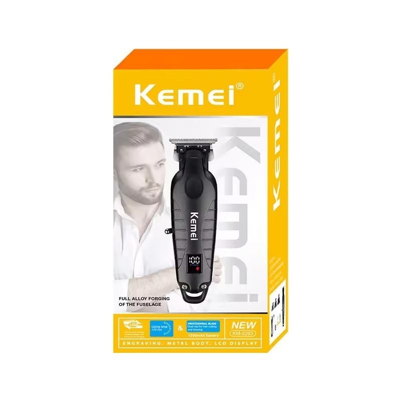 خط زن کیمی مدل Kemei Km-2293 اصل دیجیتالی ضمانتی دور موتور 7000 اصلی