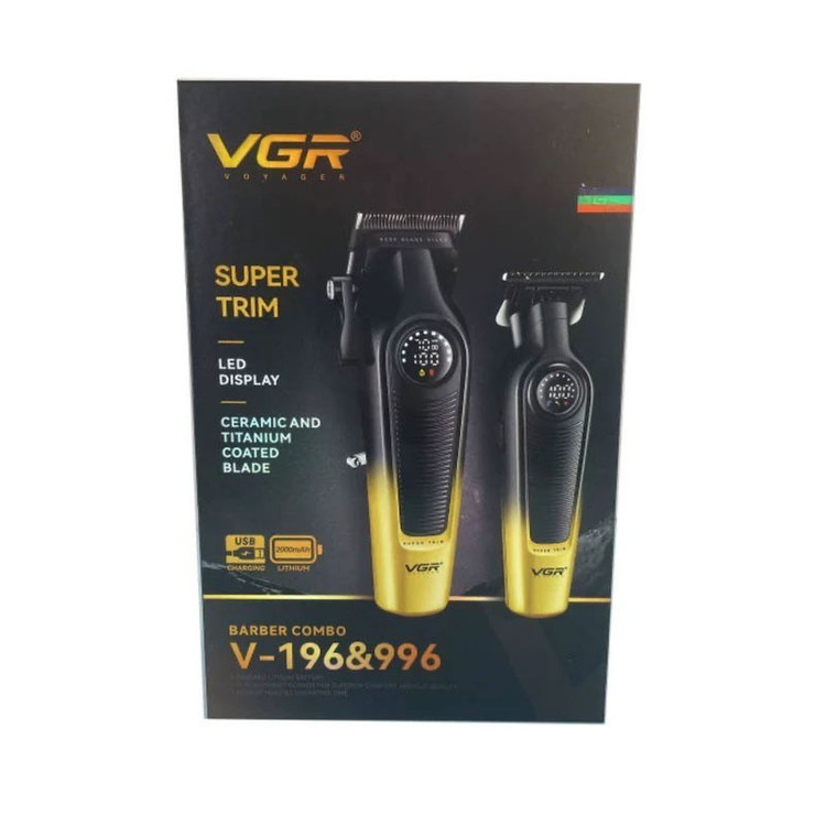 ست ماشین اصلاح وی جی آر مدل V-196 و V-996