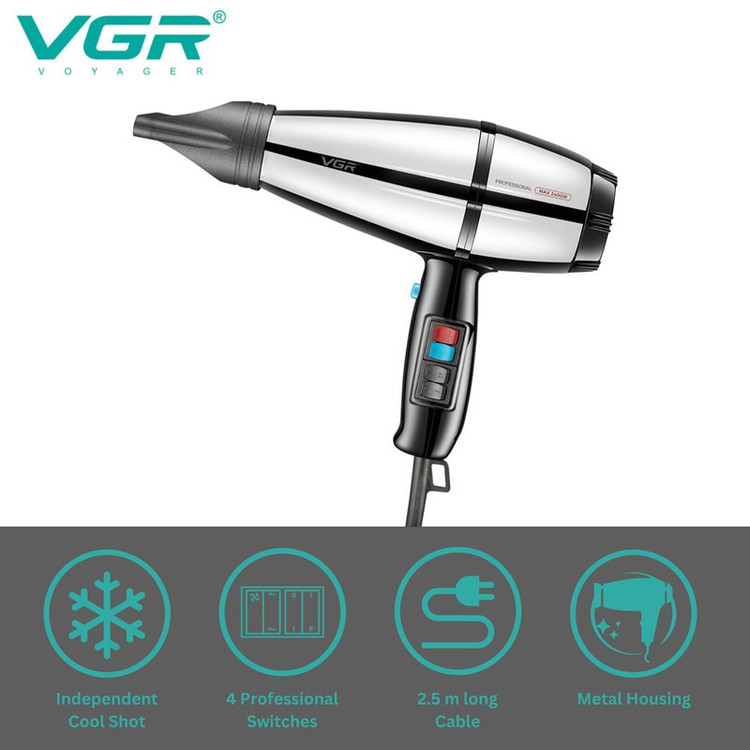 سشوار موتور سنگین وی جی آر مدل VGR V-466