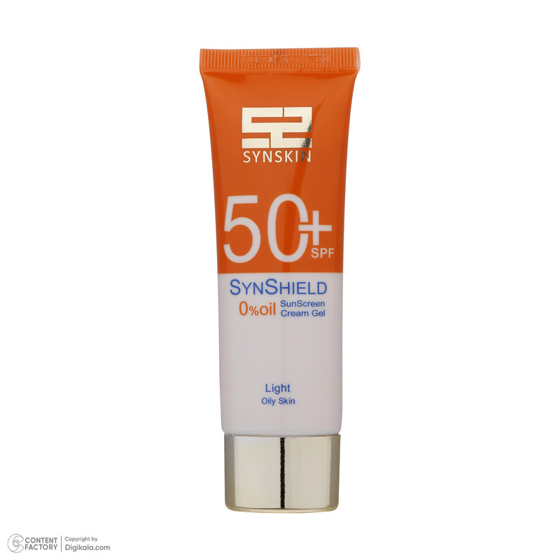 کرم ضد آفتاب رنگی ساین اسکین، SPF 50، مدل Syn Shield، مناسب پوستهای آکنهدار و چرب با حجم 50 میلیلیتر، ضد آب، مرطوبکننده، محافظتکننده در برابر اشعههای UVA و UVB، ضد لک و پیری، ویتامینهای C و E، با ماندگاری 2 ساعته