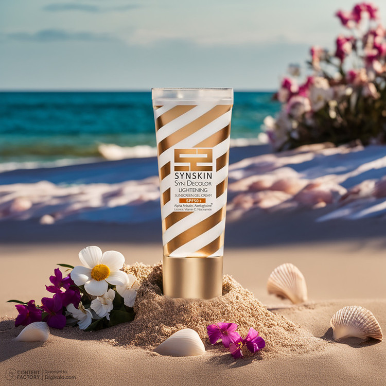 ژل کرم ضد آفتاب بدون رنگ ساین اسکین SPF50 مدل Decolor محافظ UVA ،UVB، روشنکننده، مناسب انواع پوست حجم 40 میلیلیتر