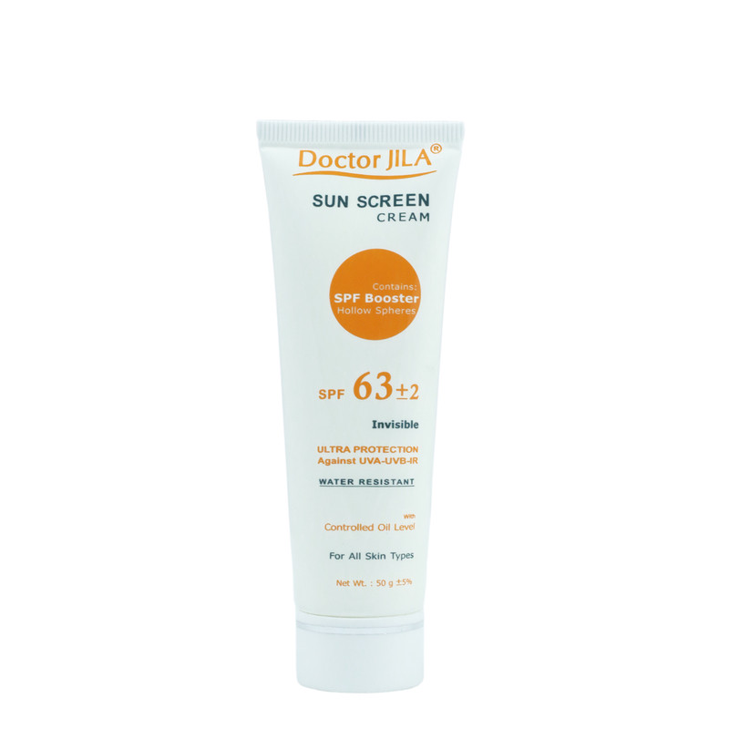 کرم ضدآفتاب دکتر ژیلا مدل Invisible با SPF63، حجم 50میلیلیتر