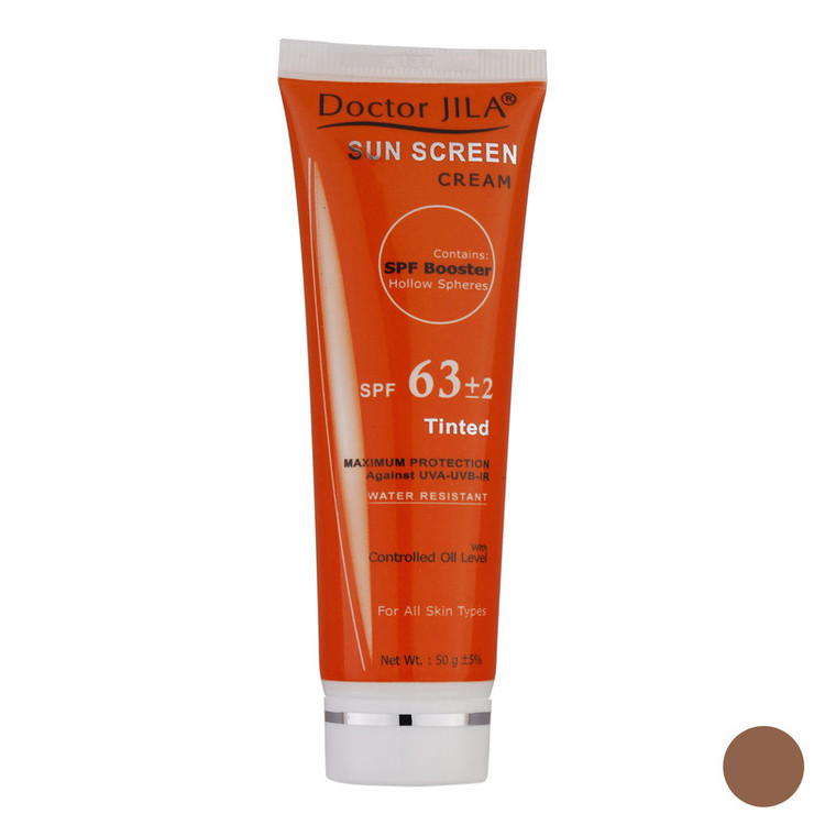 کرم ضدآفتاب دکتر ژیلا مدل Tinted با SPF63، حجم 50میلیلیتر