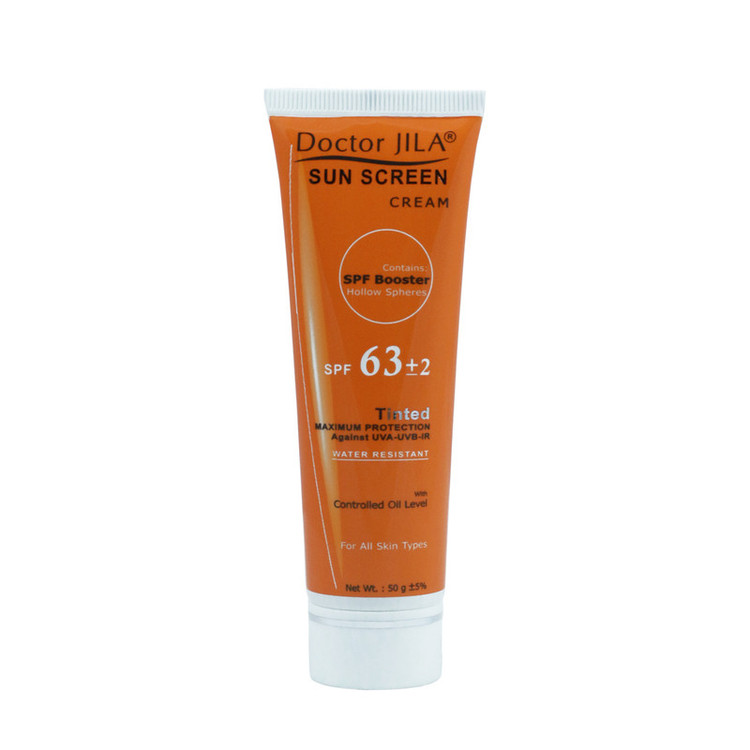 کرم ضدآفتاب دکتر ژیلا مدل Tinted با SPF63، حجم 50میلیلیتر