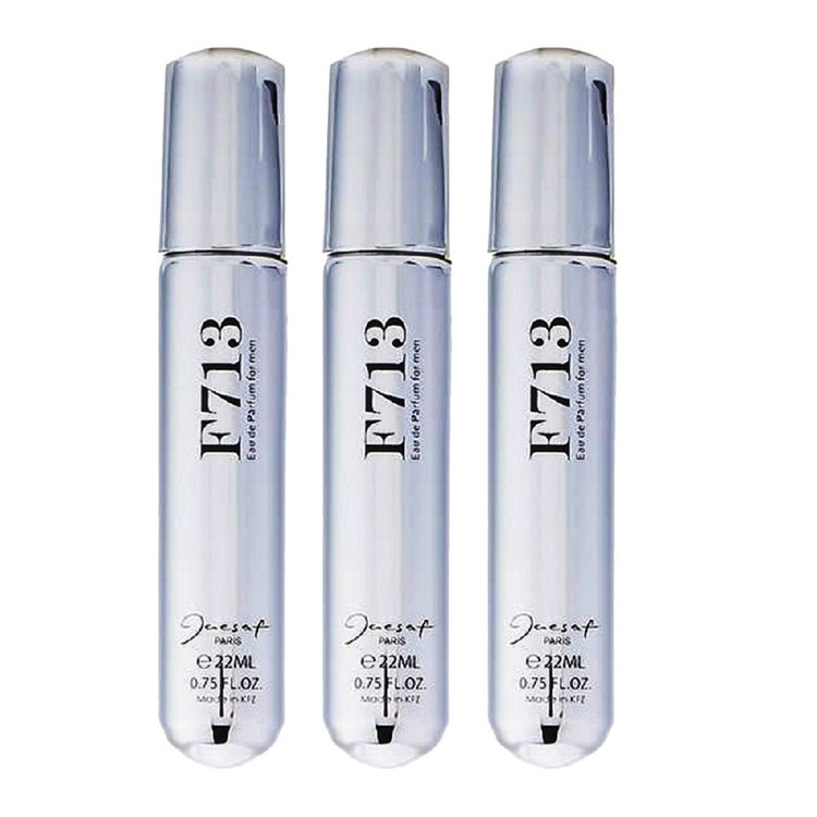 عطر جیبی مردانه ژک ساف مدل 713 حجم 22 میلی لیتر بسته 3 عددی