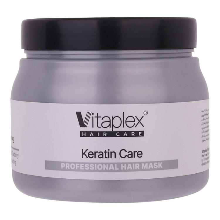 ماسک مو ویتاپلکس مدل Keratin Care مناسب برای موی کراتین شده حجم 500 میلی لیتر
