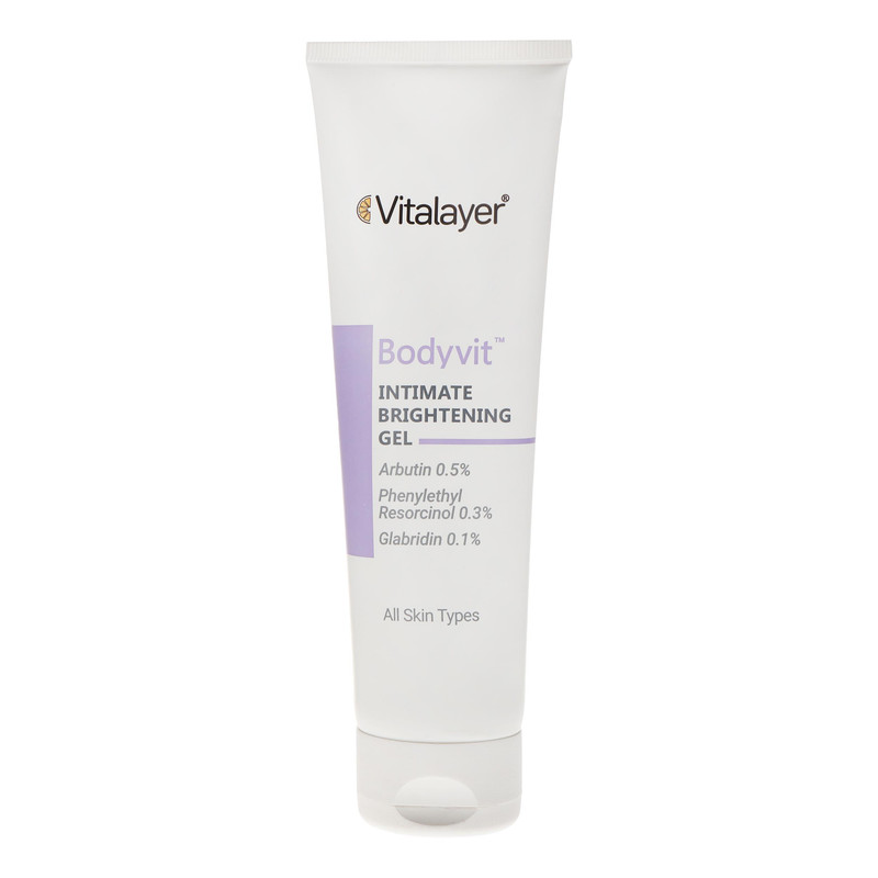 ژل روشنکننده روز و شب بدن ویتالیر مدل Bodyvit مناسب برای انواع پوست حجم 150 میلیلیتر