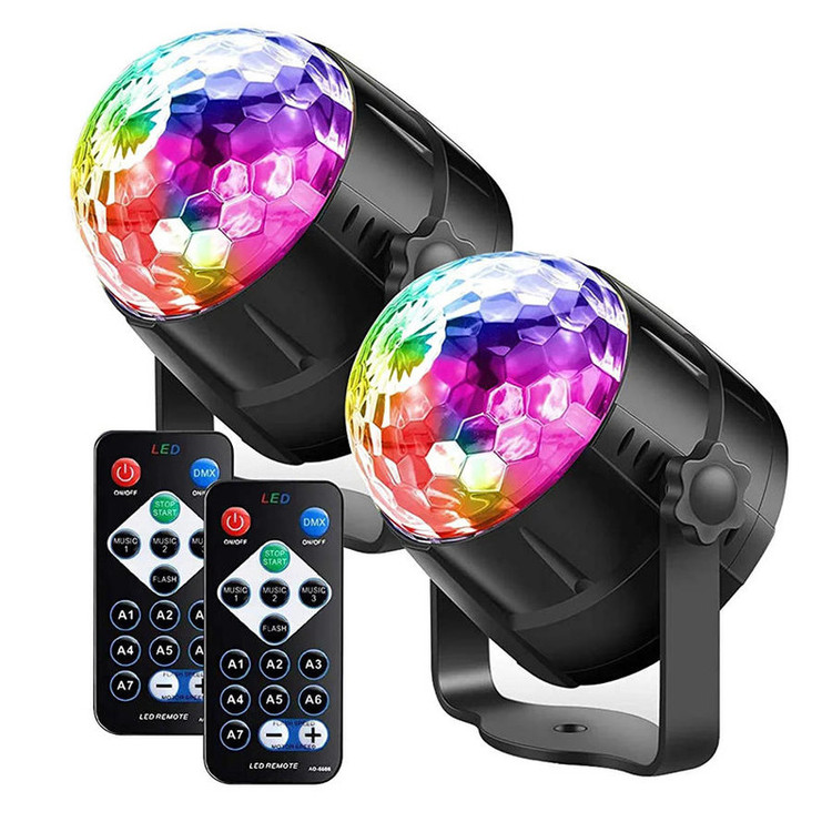 رقص نور مدل LED RGB مجموعه دو عددی