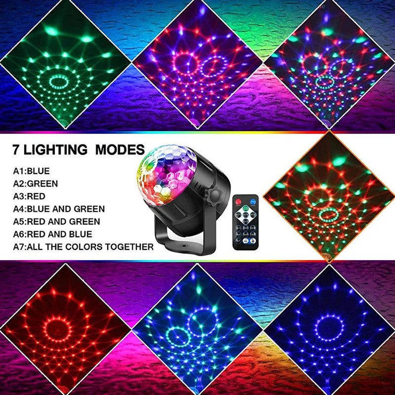 رقص نور مدل LED RGB مجموعه دو عددی