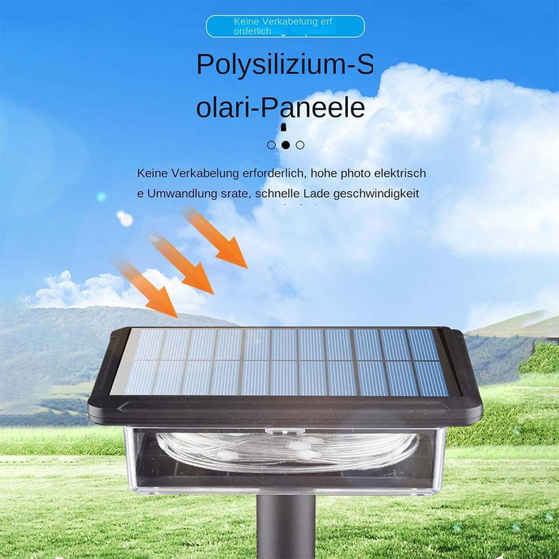 چراغ پارکی خورشیدی مدل YD-2332
