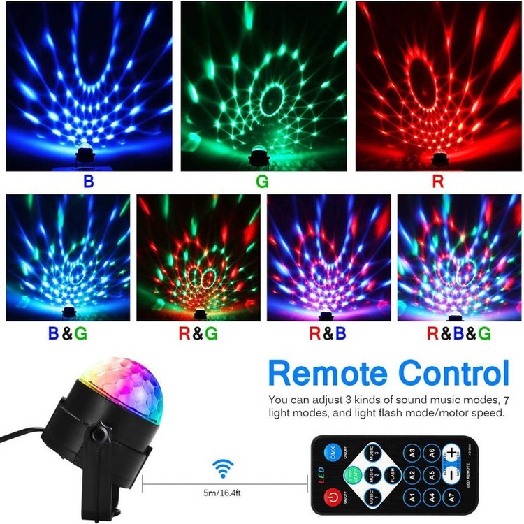 رقص نور مدل RGB