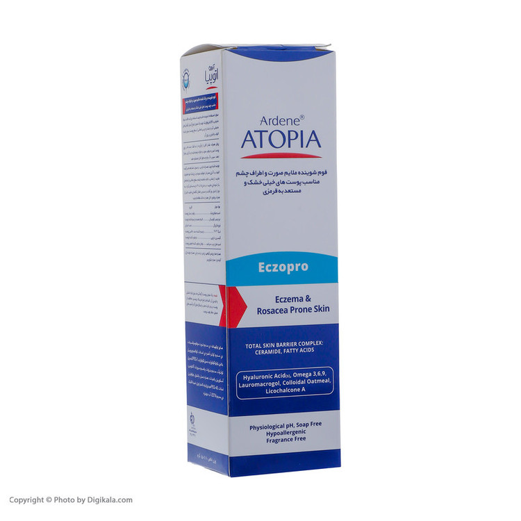 فوم شستوشوی صورت آردن آتوپیا مدل ECZOPRO حجم 150 میلیلیتر