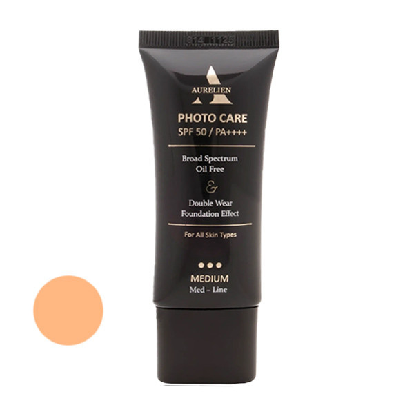 کرم ضد آفتاب رنگی اورلین spf50 مدل 003 حاوی محافظ UVA و UVB مناسب انواع پوست حجم 40 میلیلیتر