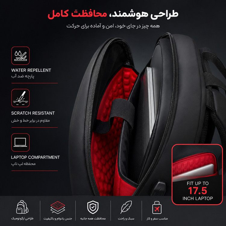 کوله پشتی آنتلر مدل diamond 110